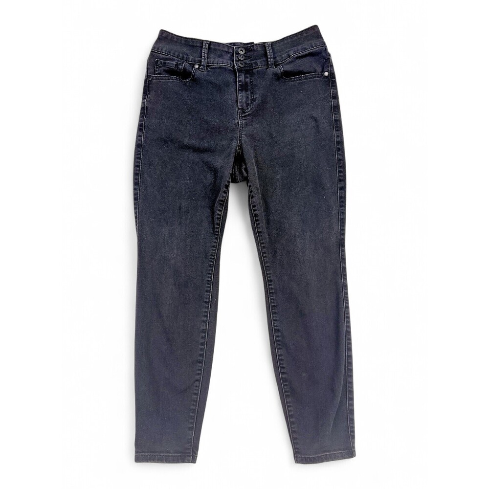 Torrid Plus Size 16 Black Skinny Jeans‎ High-Rise Stretch